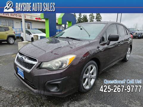 2012 Subaru Impreza for sale at BAYSIDE AUTO SALES in Everett WA