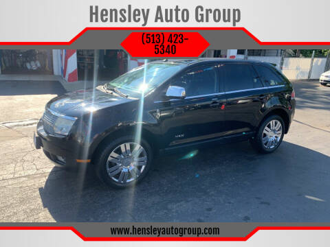 2008 Lincoln MKX for sale at Hensley Auto Group in Middletown OH