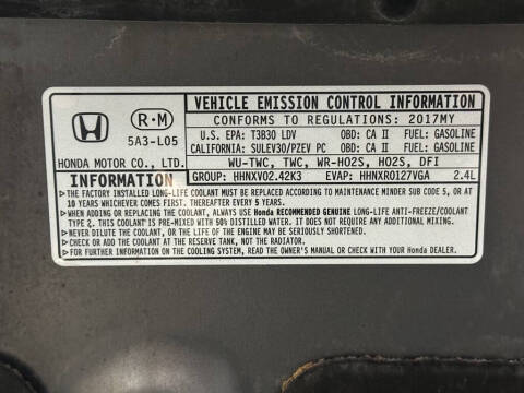 2017 Honda Accord EX-L