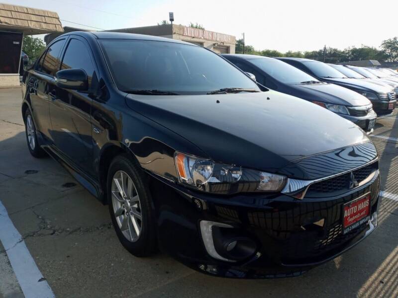 2016 Mitsubishi Lancer for sale at Auto Haus Imports in Grand Prairie TX