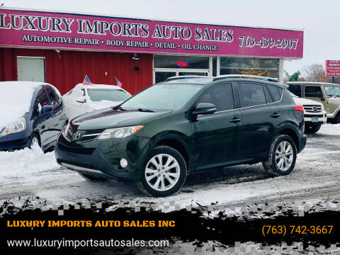 2013 Toyota RAV4 for sale at LUXURY IMPORTS AUTO SALES INC in North Branch MN