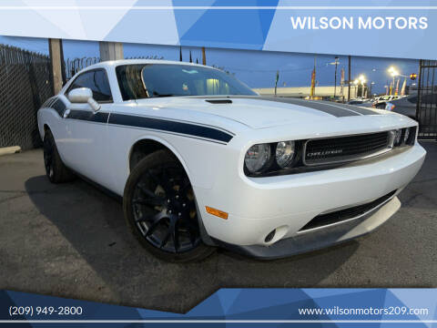 2014 Dodge Challenger for sale at WILSON MOTORS in Stockton CA