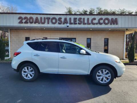 2011 Nissan Murano for sale at 220 Auto Sales LLC in Madison NC