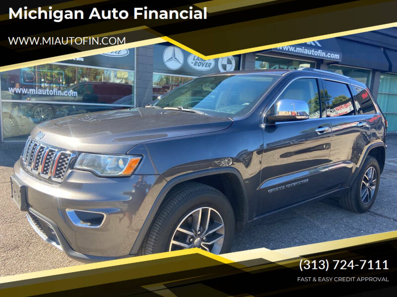 2018 Jeep Grand Cherokee for sale at Michigan Auto Financial in Dearborn MI