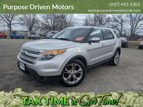 2012 Ford Explorer for sale at Purpose Driven Motors in Sidney OH