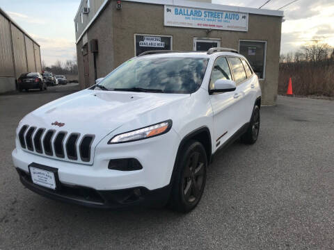 2017 Jeep Cherokee for sale at Ballard Street Auto in Saugus MA