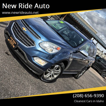2016 Chevrolet Equinox for sale at New Ride Auto in Rexburg ID