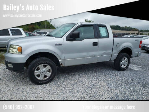 2005 Ford F-150 for sale at Bailey's Auto Sales in Cloverdale VA