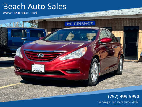 2013 Hyundai Sonata for sale at Beach Auto Sales in Virginia Beach VA