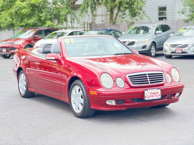 Used 2001 Mercedes-Benz CLK CLK320 with VIN WDBLK65G51T083245 for sale in Holbrook, MA