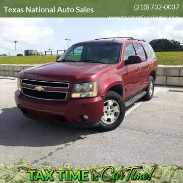 2007 Chevrolet Tahoe for sale at Texas National Auto Sales in San Antonio TX