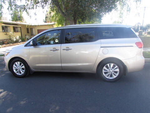 2016 Kia Sedona for sale at Valley's Best Auto Sales in Reseda CA