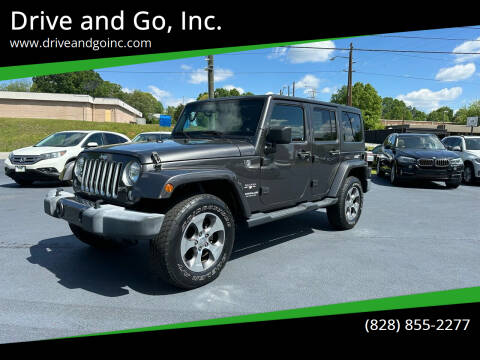 2016 Jeep Wrangler Unlimited for sale at Drive and Go, Inc. in Hickory NC