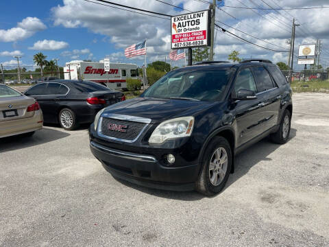 2009 GMC Acadia for sale at Excellent Autos of Orlando in Orlando FL