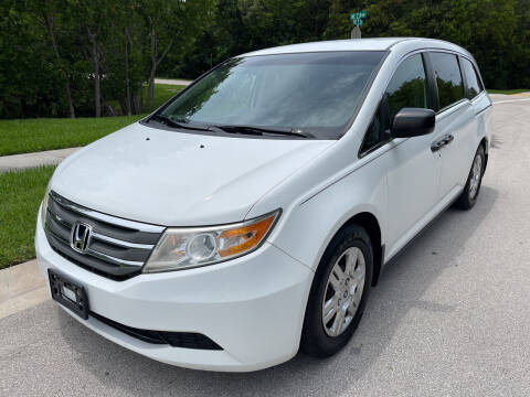 2012 Honda Odyssey for sale at L G AUTO SALES in Boynton Beach FL