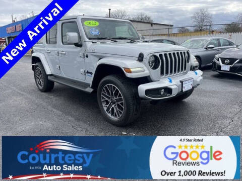 2022 Jeep Wrangler Unlimited for sale at Courtesy Auto Sales in Chesapeake VA