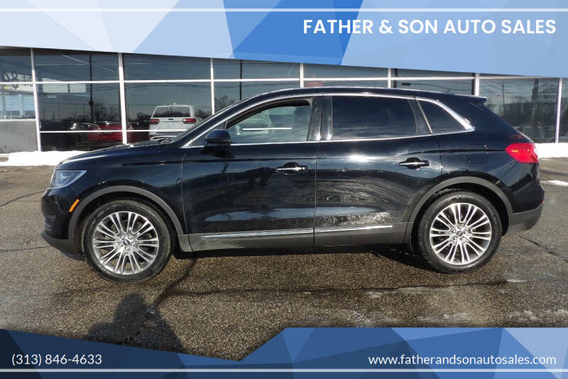 2016 Lincoln MKX for sale at Father & Son Auto Sales in Dearborn MI