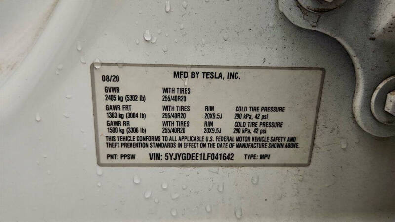 2020 Tesla Model Y Long Range
