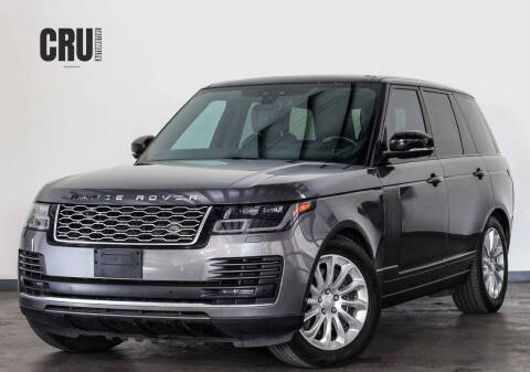 2019 Land Rover Range Rover for sale at S&A Automotive Corp DBA CRU in Houston TX