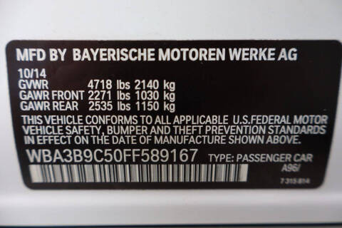 2015 BMW 3 Series 335i xDrive