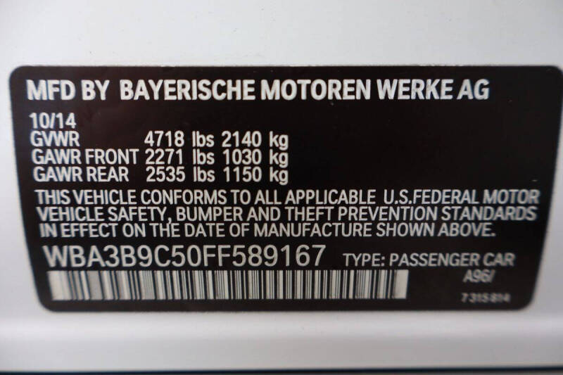 2015 BMW 3 Series 335i xDrive