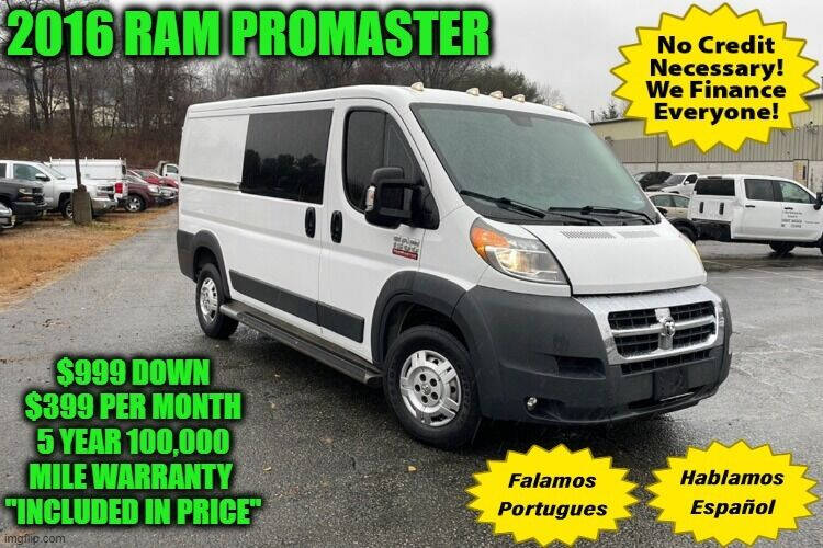 2016 RAM ProMaster for sale at D&D Auto Sales, LLC in Rowley MA