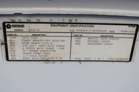 1997 Dodge Ram Van 3500