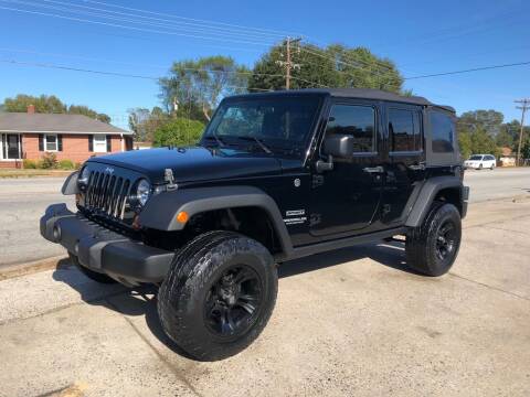 2011 Jeep Wrangler Unlimited for sale at E Motors LLC in Anderson SC