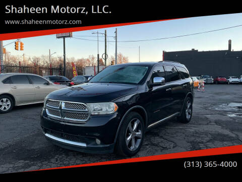 2011 Dodge Durango for sale at Shaheen Motorz, LLC. in Detroit MI