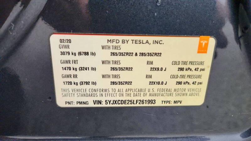 2020 Tesla Model X