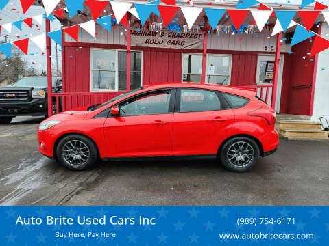 2012 Ford Focus for sale at Auto Brite Used Cars Inc in Saginaw MI