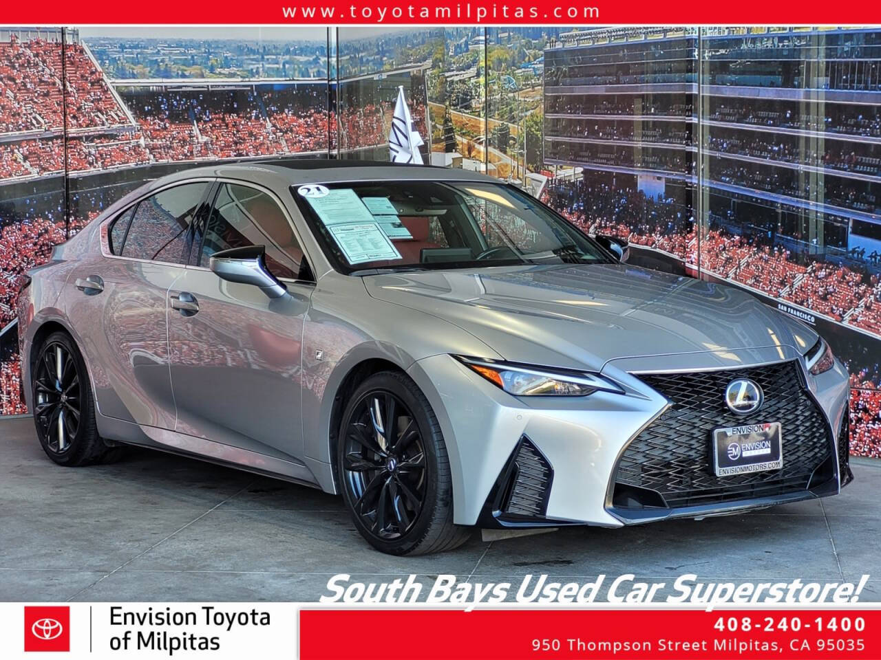 2021 Lexus IS 350 for sale at Envision Toyota of Milpitas in Milpitas, CA