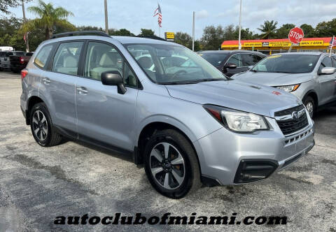 2017 Subaru Forester for sale at AUTO CLUB OF MIAMI, INC in Miami FL