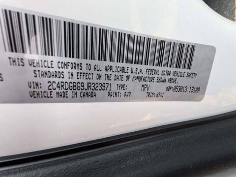 2018 Dodge Grand Caravan SE