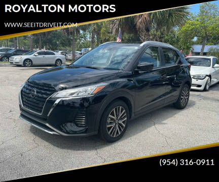 2021 Nissan Kicks for sale at ROYALTON MOTORS in Plantation FL