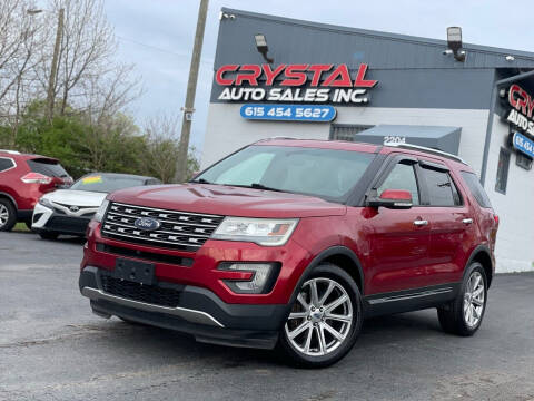 2017 Ford Explorer for sale at Crystal Auto Sales Inc in Nashville TN