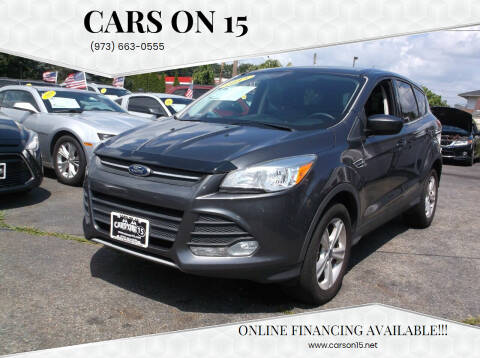 2015 Ford Escape for sale at Cars On 15 in Lake Hopatcong NJ