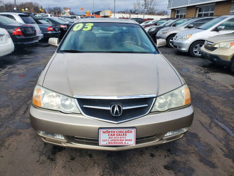 2003 Acura TL for sale at North Chicago Car Sales Inc in Waukegan IL