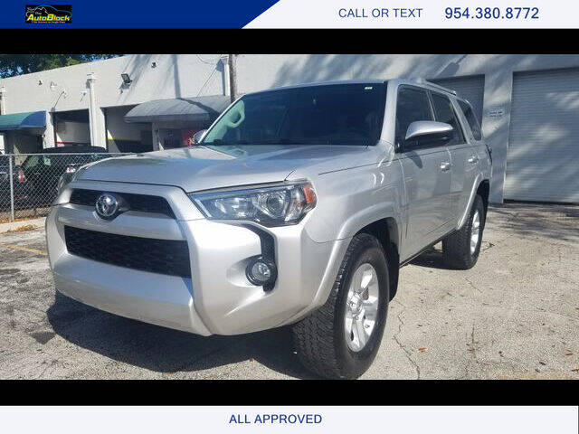 2016 Toyota 4Runner for sale at The Autoblock in Fort Lauderdale FL