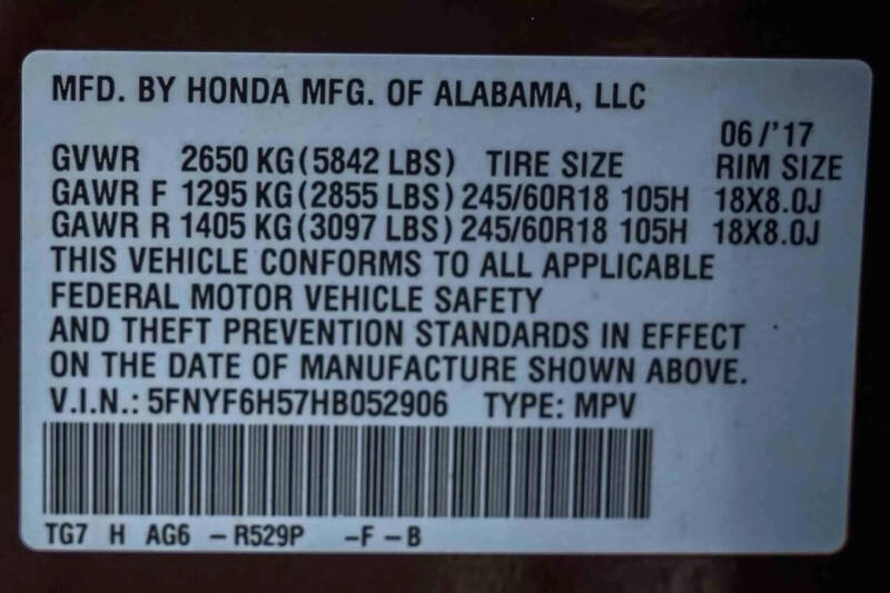 2017 Honda Pilot EX-L