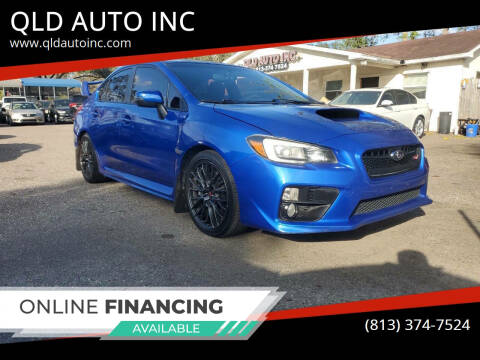 2016 Subaru WRX for sale at QLD AUTO INC in Tampa FL
