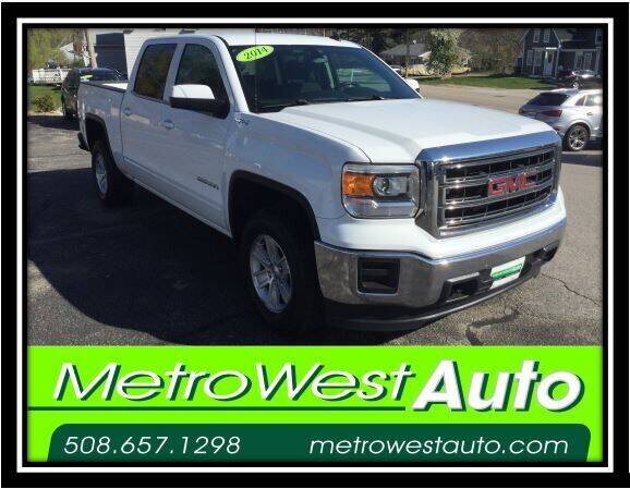 2014 GMC Sierra 1500 for sale at Metro West Auto in Bellingham MA
