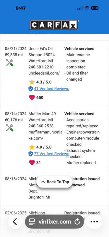 2004 Winnebago Rialta 22HD