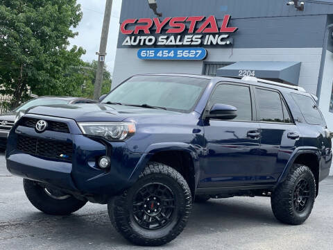 2016 Toyota 4Runner for sale at Crystal Auto Sales Inc in Nashville TN