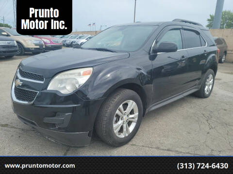 2010 Chevrolet Equinox for sale at Prunto Motor Inc. in Dearborn MI