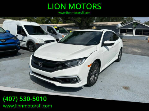 2019 Honda Civic for sale at LION MOTORS in Orlando FL