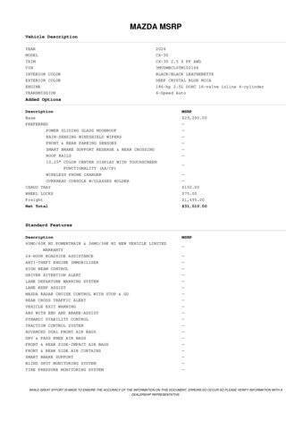 2026 Mazda CX-30 2.5 S Preferred