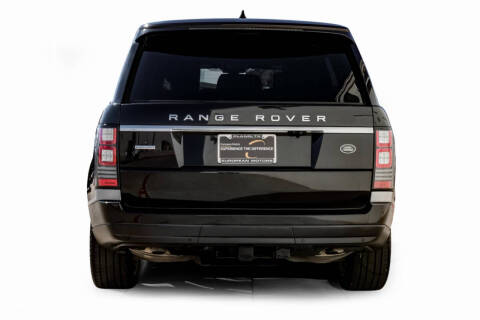 2017 Land Rover Range Rover Supercharged LWB