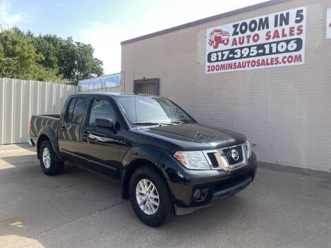 2017 Nissan Frontier for sale at Zoom In 5 Auto Sales in Fort Worth TX