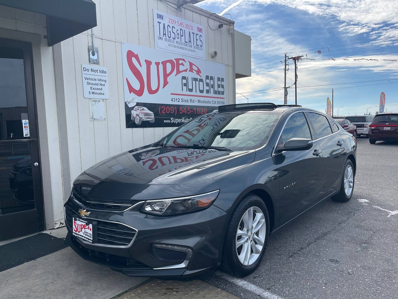 2018 Chevrolet Malibu for sale at Super Auto Sales Modesto in Modesto, CA